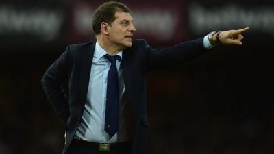 West Ham manager Slaven Bilic