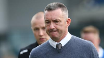 Eddie Patterson was sacked as manager of Glentoran