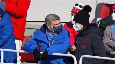 Thomas Bach and Peng Shuai