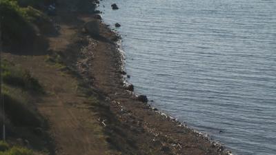 Empty Lesbos beach