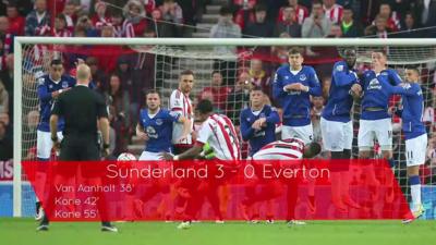 Sunderland 3-0 Everton