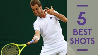 Gasquet beats Bedene at Wimbledon