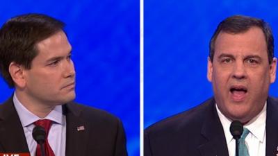 Marco Rubio and Chris Christie