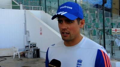 England captain Alastair Cook