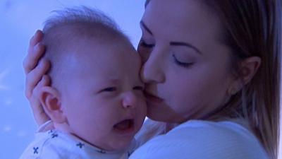 Lucy Williams and her six-month-old son, Carter