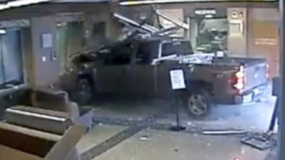 Vehicle smashes into Grand Junction Police Department in Colorado