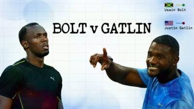 Bolt v Gatlin at the World Athletics Championships