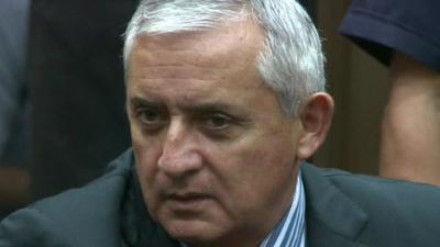 Former Guatemalan President, Otto Perez Molina