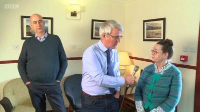 Dòmhnall Iain MacAonghais. Aonghas Dòmhnallach 's Mòrag Rothach