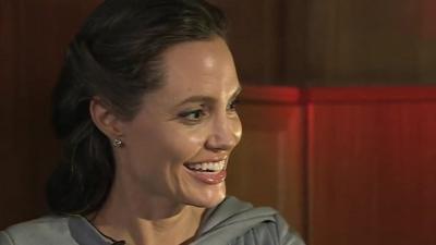 Angelina Jolie Pitt smiles