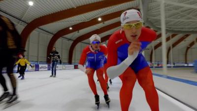 Long-track speed skating