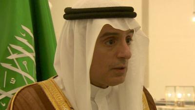 Saudi Foreign Minister Adel al-Jubeir