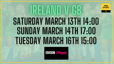 Ireland will face Olympic champions GB in Belfast series