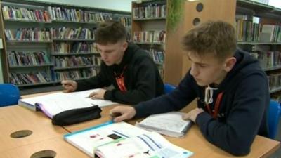 The Clevedon schoolboys facing Man City