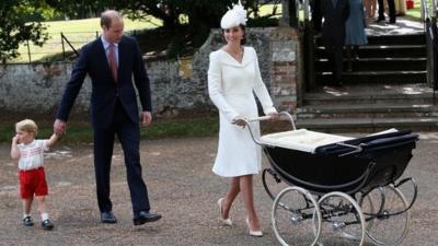 Duke and Duchess of Cambridge with Prince George and Princess Charlotte