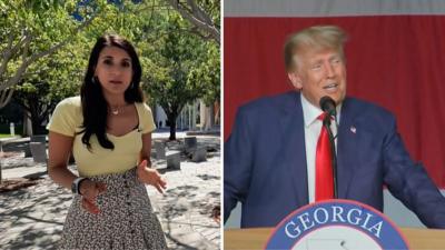 Nomia Iqbal and Donald Trump