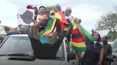 Zimbabweans celebrate