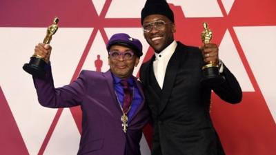 Spike Lee and Mahershala Ali