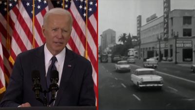 Where does President Biden's plan rank among the largest projects in American history?