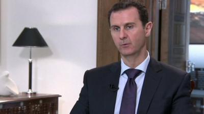 Syrian president Bashar Al-Assad