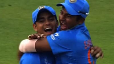 India celebrate victory