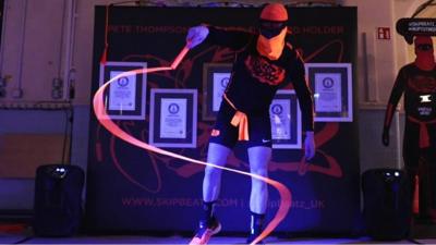 De-graft meets the Skipping Ninja who's superhero skill is getting kids moving