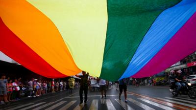 The rainbow flag