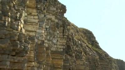 Llantwit Major beach in South Wales