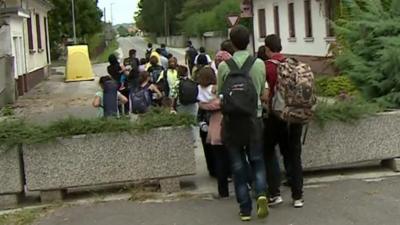 Migrants in Bregana