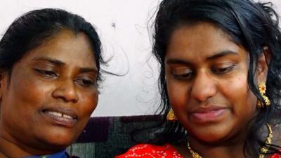 Amudha and her daughter reunited