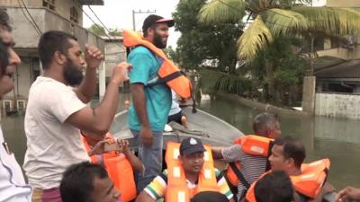 Sri Lanka navy rescue boat