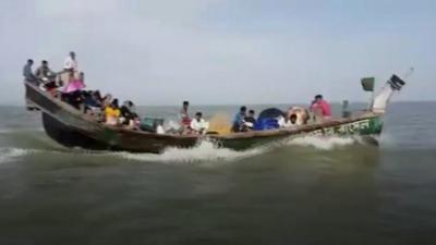 A boat full of dozens of Rohingya refugees attempting to reach South East Asia is adrift in the Indian Ocean.