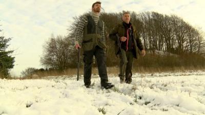 Danish hunters (c) BBC