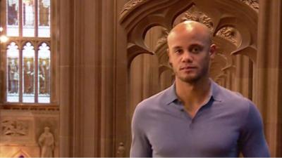 Manchester City captain Vincent Kompany has graduated with a Masters in Business Administration.