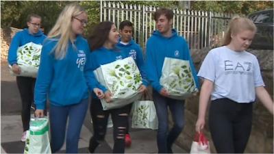 Newcastle's West End Foodbank had made a desperate appeal for supplies.