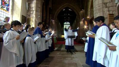 Choir at St Alphege church, Solihull