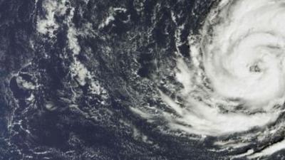 Satellite image of Ophelia