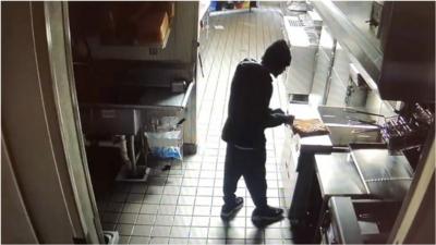 A Georgia man who broke into a Taco Bell overnight paused to make himself some food and take a nap.