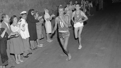 Ethiopa's Abebe Bikila