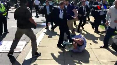 It began with a White House handshake but ended up with the "brutal" beating of protesters. Why?