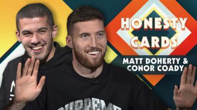 Conor Coady and Matt Doherty of Wolves