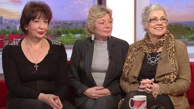 Mary Lloyd and her two sisters, Sandra and Kerry