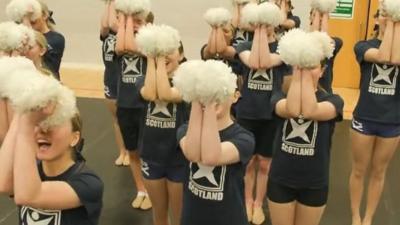 Scotland cheerleaders