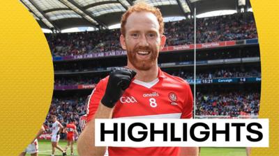 Derry captain Conor Glass celebrates victory over Cork