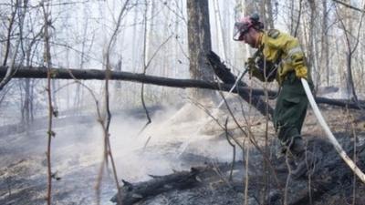 Firefighter in Canada