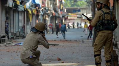 Security forces in Indian-administered Kashmir have been accused of using excessive force