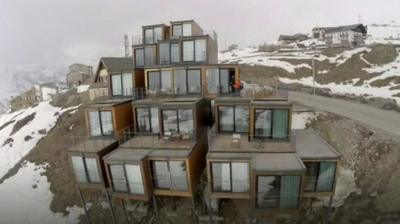 Shipping container hotel