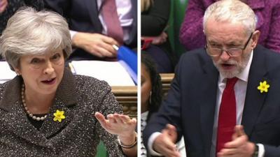 Theresa May and Jeremy Corbyn