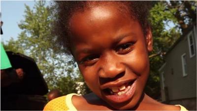 Girl who was wounded by bullet in Chicago