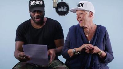 Lethal Bizzle and Dame Judi Dench